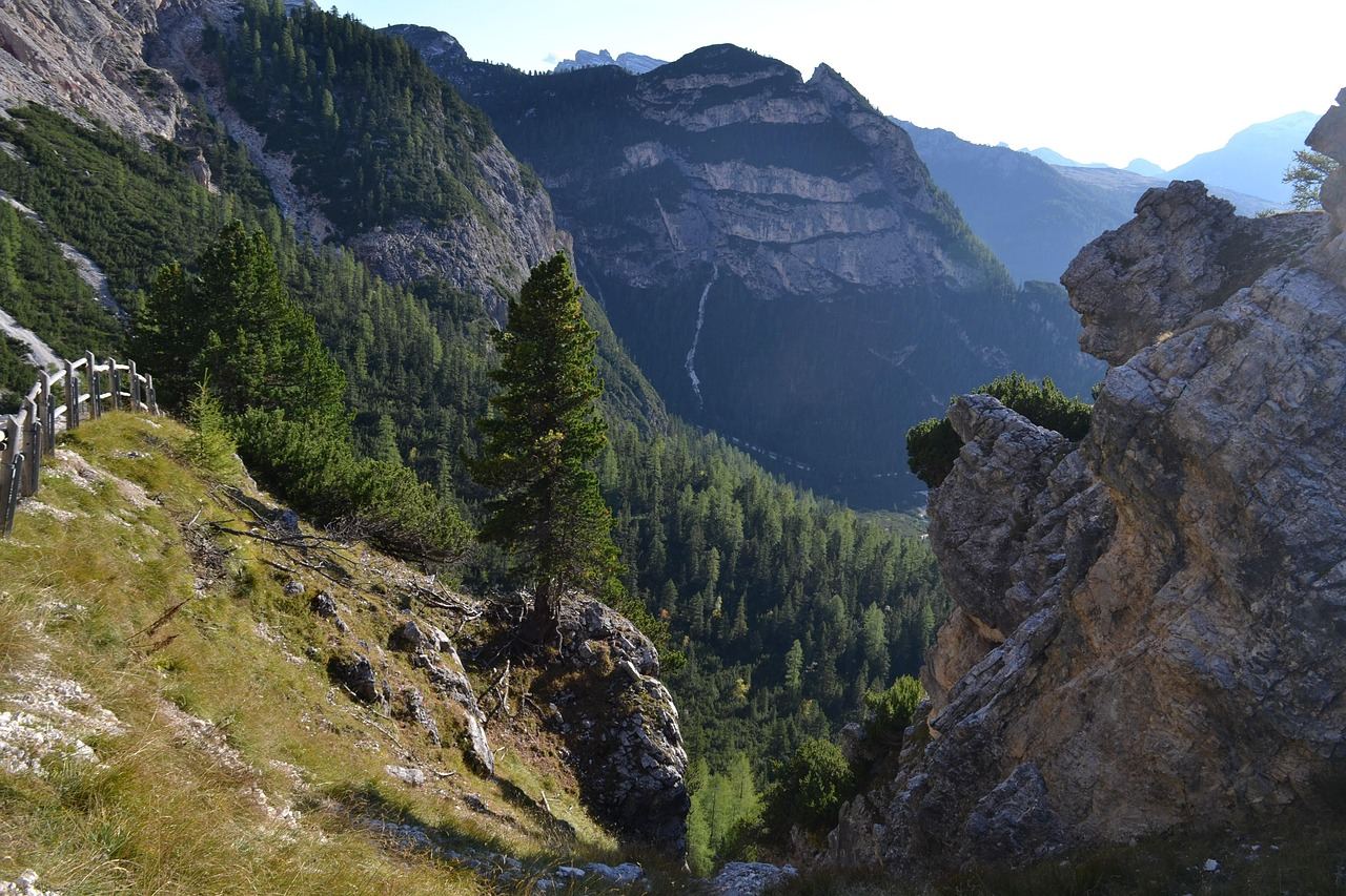 A scenic view of a lush valley and mountains, perfect for trekking enthusiasts. Is Trekking for you? Let's find out!
