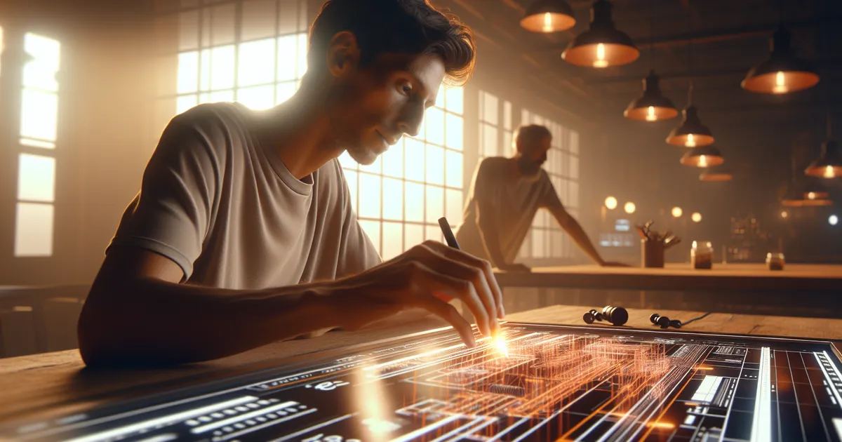A person working on motion graphics design, exploring creativity in 'Is Motion Graphics for you? Let's find out!'