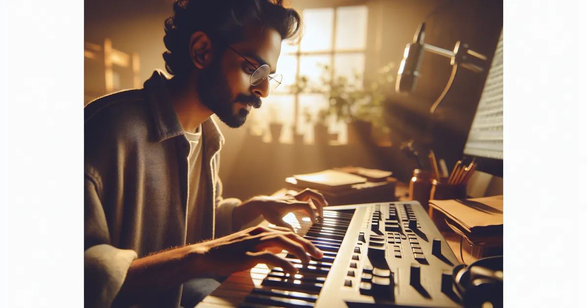 A person focused on a keyboard, exploring customization for 'Is Keyboard for you? Let's find out!'