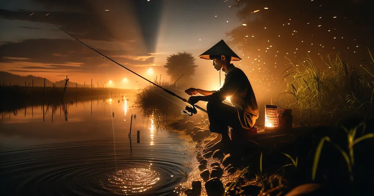 A serene scene of night fishing, perfect for exploring if night fishing is for you. Let's find out!