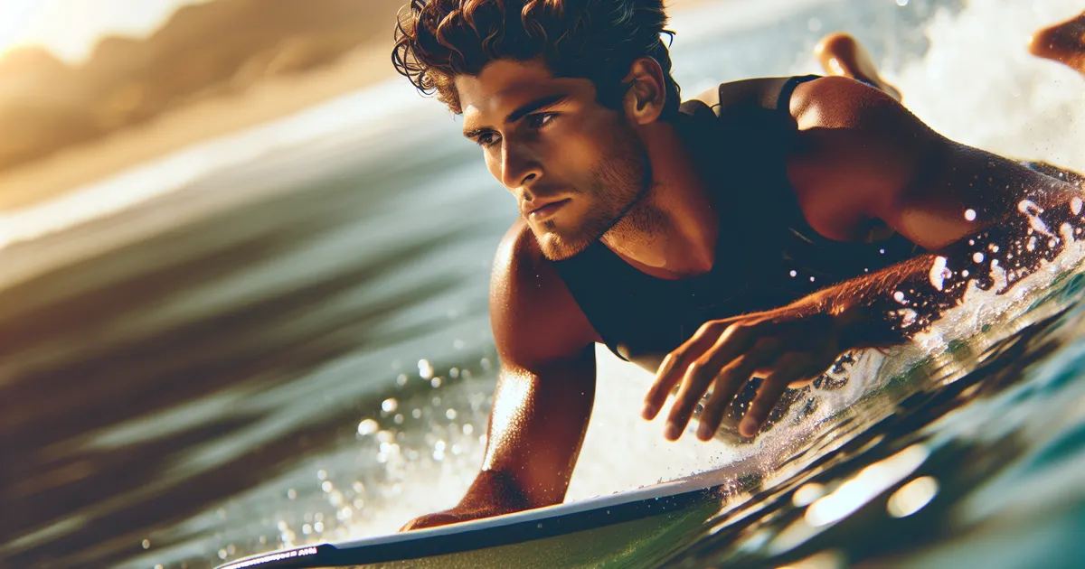 A male bodyboarder rides a wave, showcasing the thrill of bodyboarding. Is Bodyboarding for you? Let's find out!