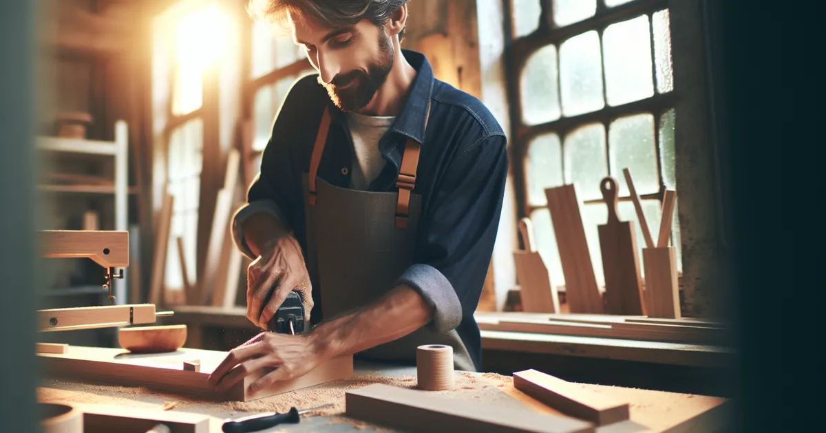A craftsman working on cabinetry, embodying the essence of woodworking in 'Is Cabinetry for you? Let's find out!'