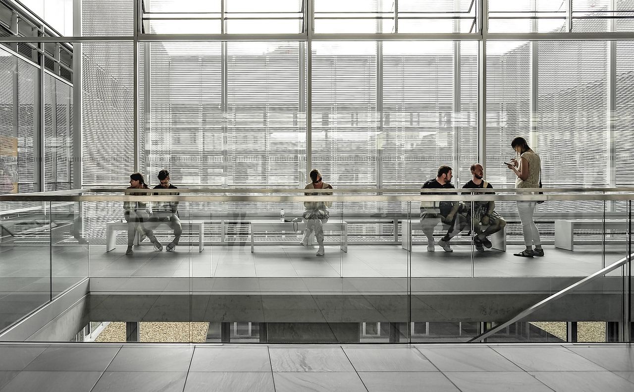 A welcoming visitor center with comfortable seating areas, inviting travelers to relax and gather information.