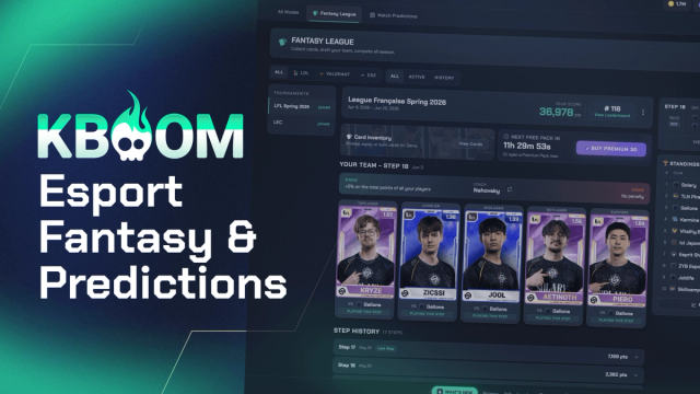 Kboom - Esport Fantasy & Predictions