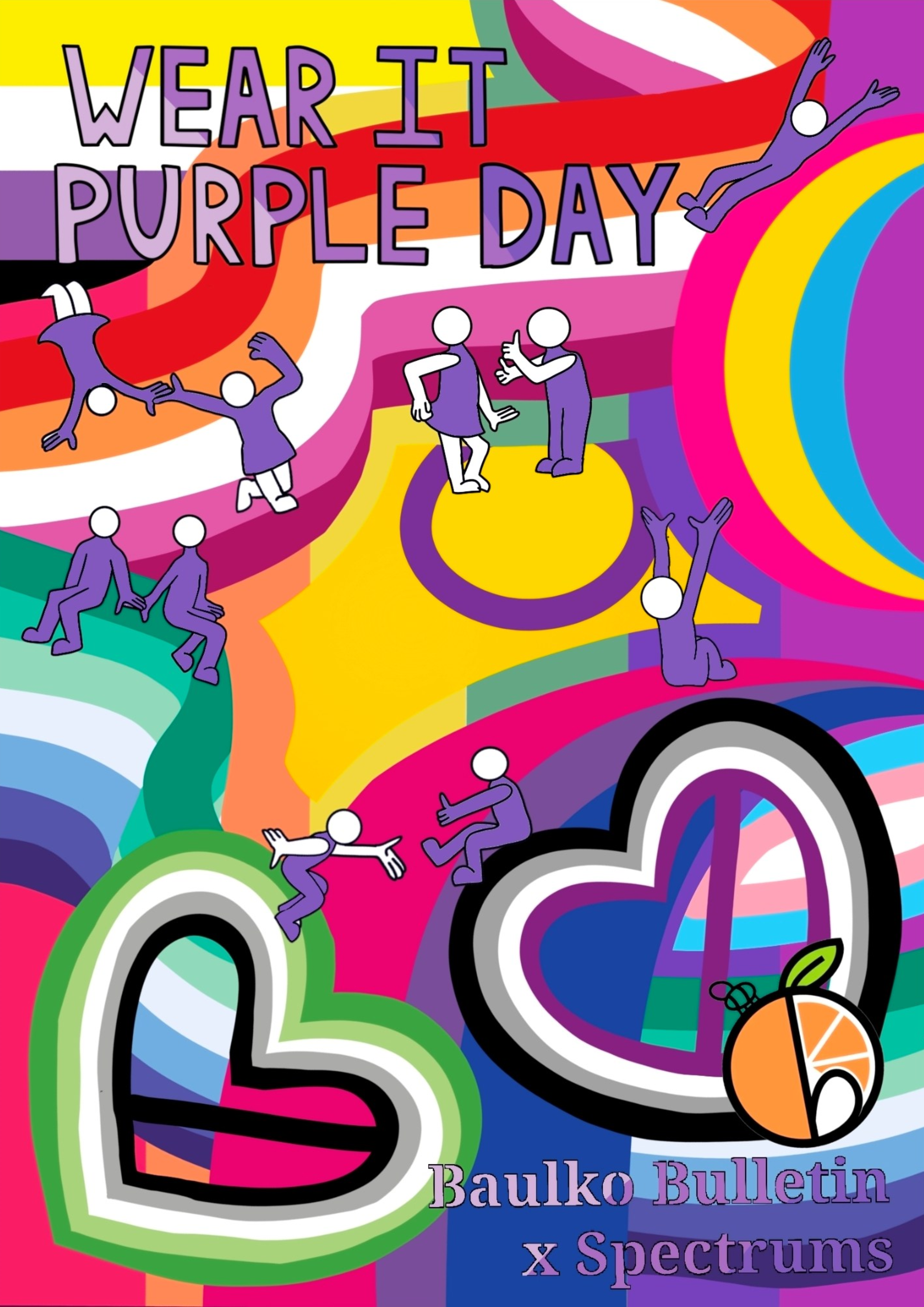 Baulko Bulletin x Spectrums Wear It Purple Day