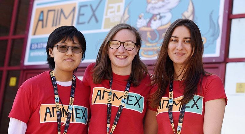 A participant of ANIMEX.