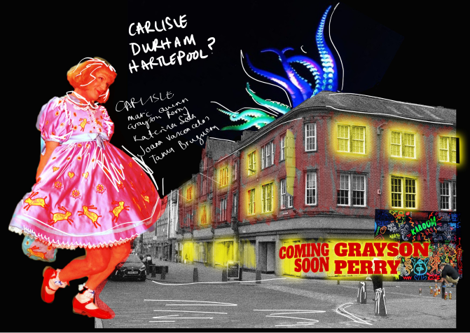 A piece of art with a womam... (I don't know how to describe it)