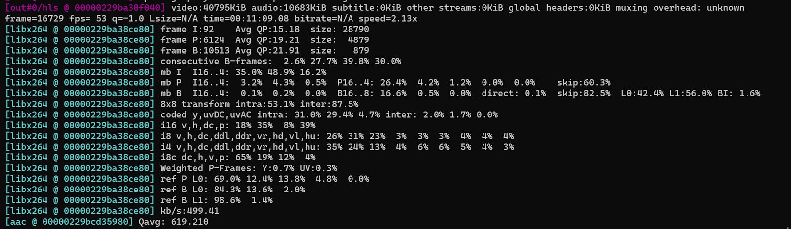 Generating HLS Stream with FFmpeg and Playlist Output