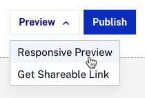 Preview Experience Dropdown