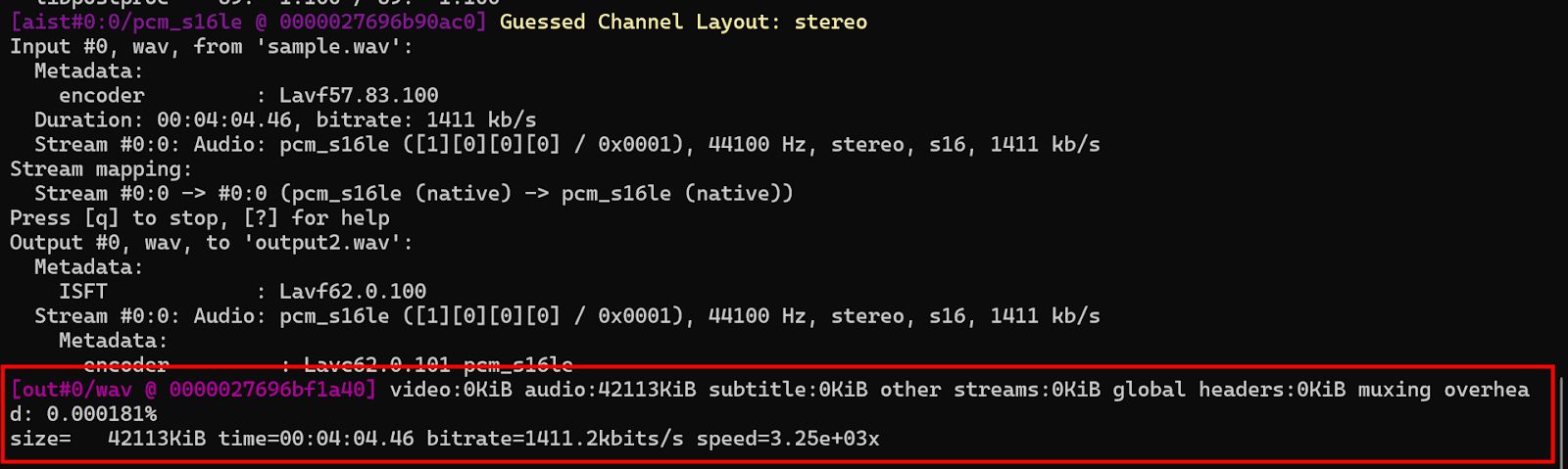 Adjusting Audio Volume Using FFmpeg Volume Filter