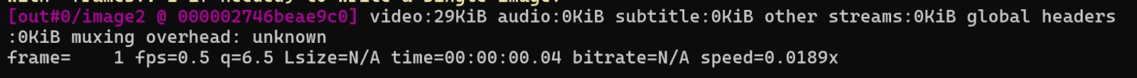 FFmpeg Output for Thumbnail Extraction at a Specific Timestamp