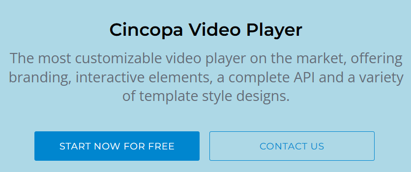 Banner for Video Player