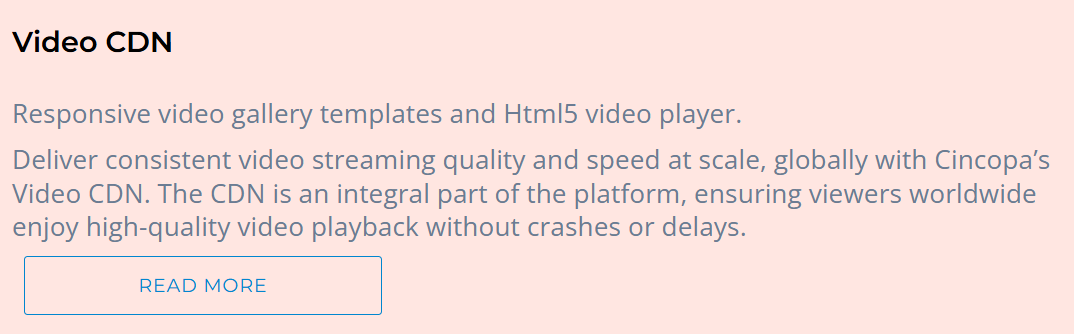 Video CDN
