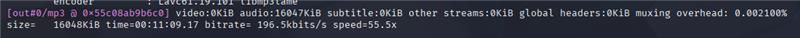 Extracted Audio Output (MP3 from Video)