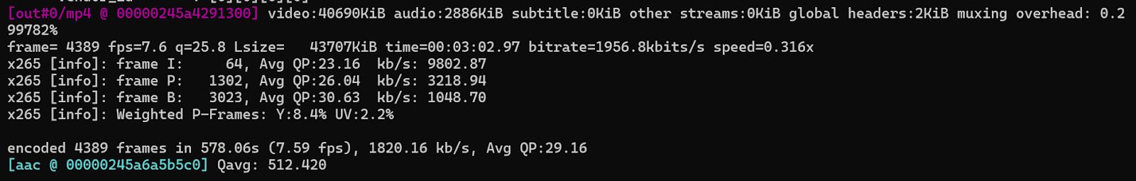 Pass 2 of Two-Pass Encoding with 2 Mbps Bitrate for Improved Detail