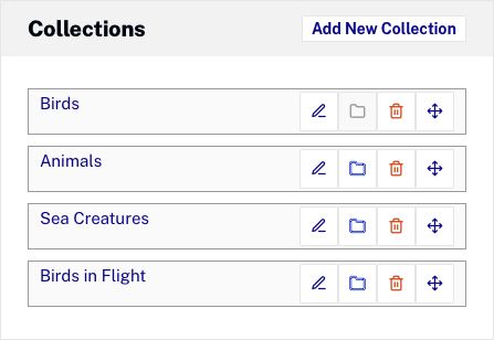 Collections Window