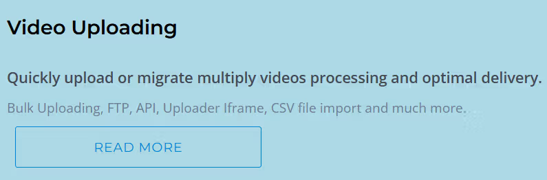 Video Uploading