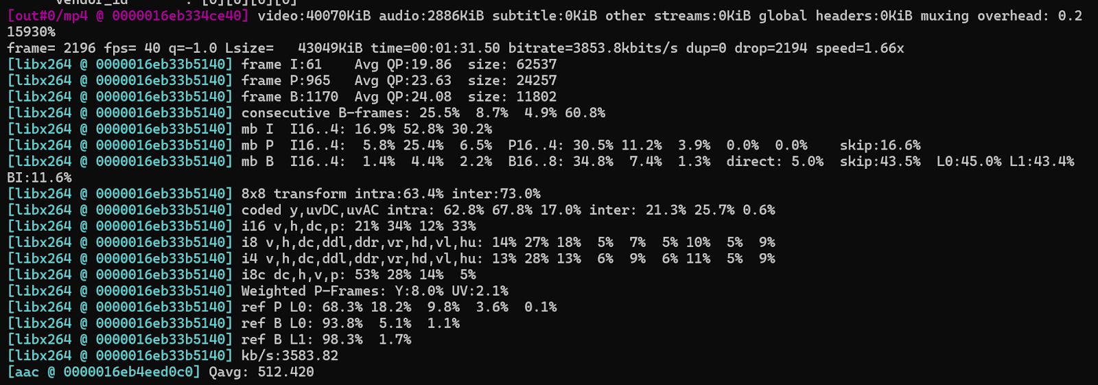 Video Speed-Up Output (2x Playback)
