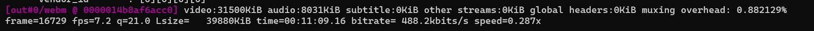 FFmpeg VP9 Encoding Output for Web-Based Streaming (libvpx-vp9 Codec)