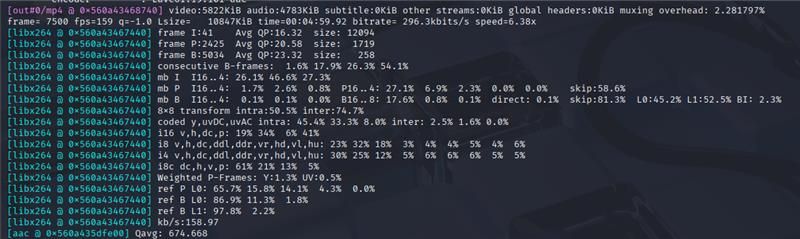 Chunked Video Output 1