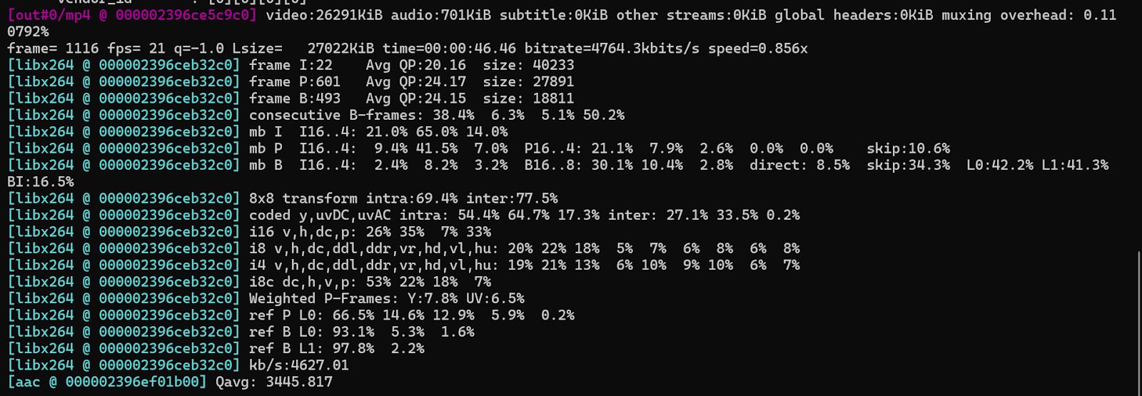 FFmpeg Output for Scaling with Padding to Fixed Resolution (1280x720)