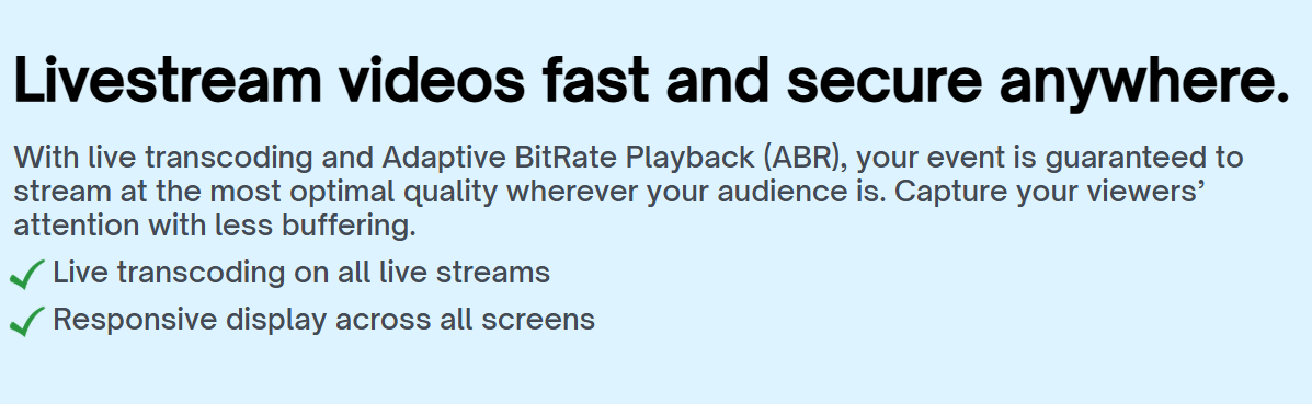 Adaptive Bitrate Streaming
