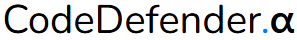 CodeDefender α logo