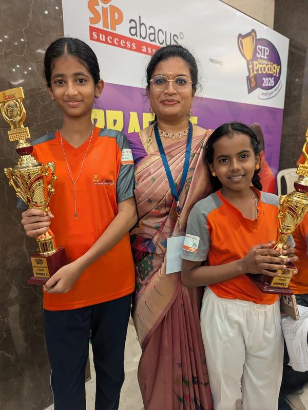 Our Chennai winners with their trophies at SIP National Prodigy 2026.