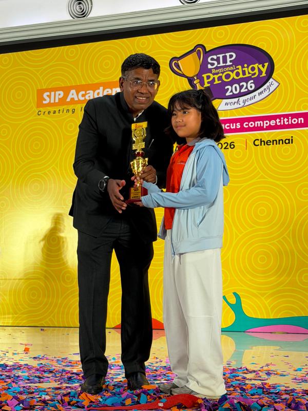 Hard work turning into a trophy at the Chennai regional round.