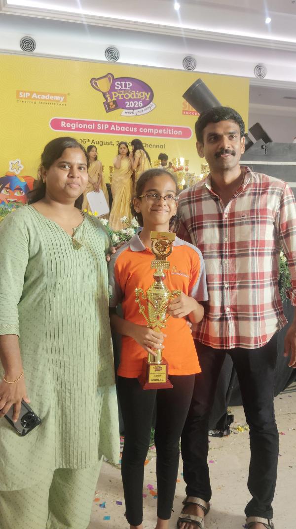 Families who travelled with us to the Chennai regional competition.