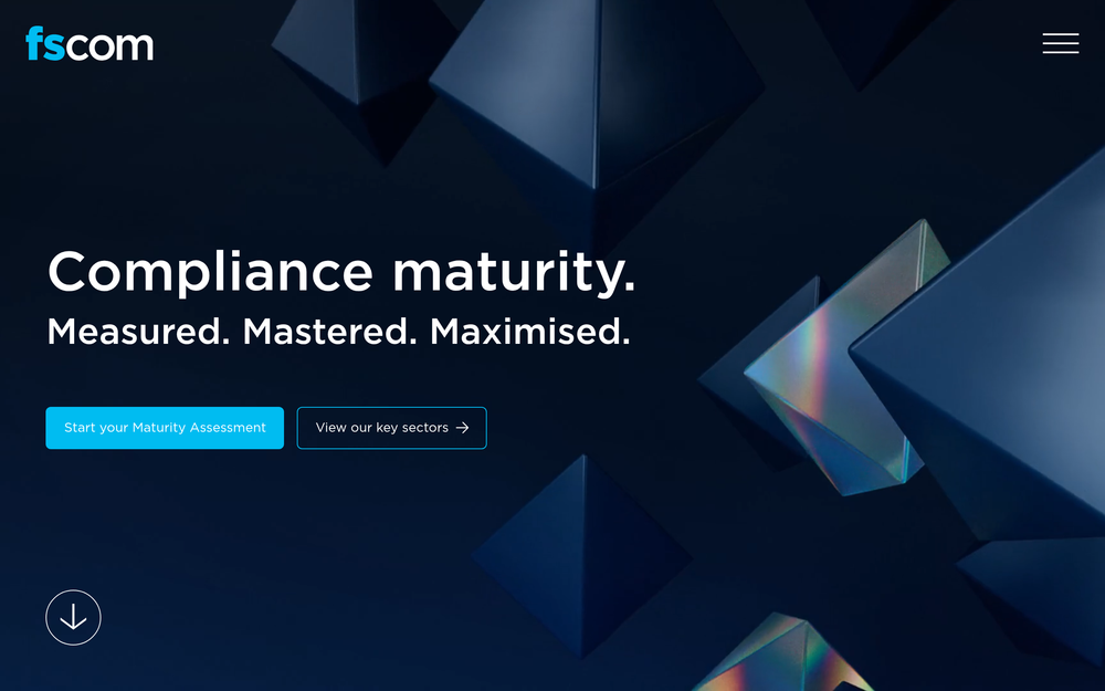 Website screenshot of FSCom Limited (fscom)