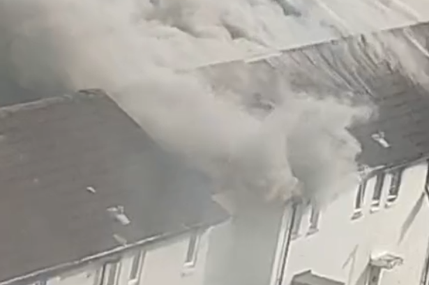 Emergency Services Attend Terraced House Fire in New Lodge Emergency Services Attend Terraced House Fire in New Lodge