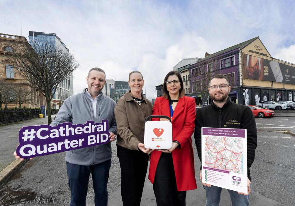 Life-Saving Initiative: Cathedral Quarter Now Fully Covered by Defibrillators Life-Saving Initiative: Cathedral Quarter Now Fully Covered by Defibrillators