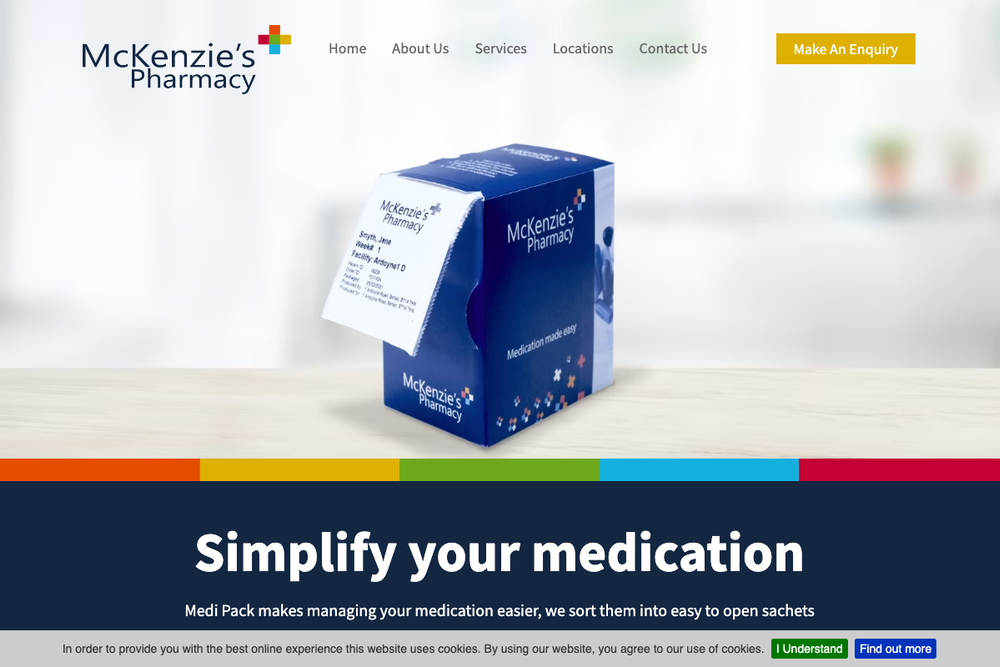 Website screenshot of McKenzie's Pharmacy 80 (13)
