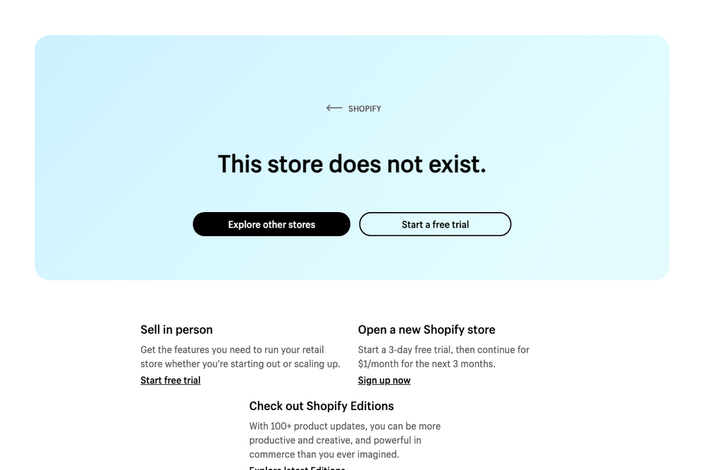 Website screenshot of McGoveran’s Centra/Off Licence