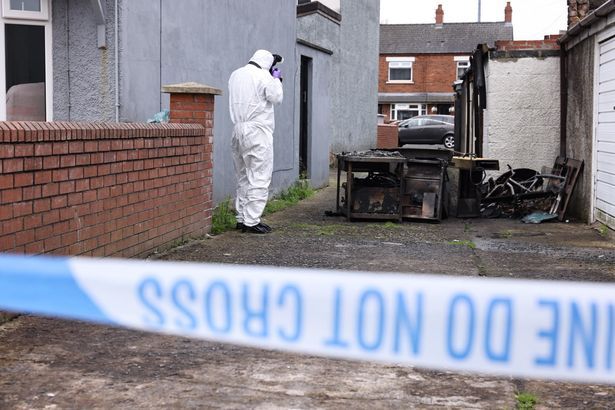 Shore Road arson attack and race-hate graffiti but police say level of disorder reduced last night Shore Road arson attack and race-hate graffiti but police say level of disorder reduced last night