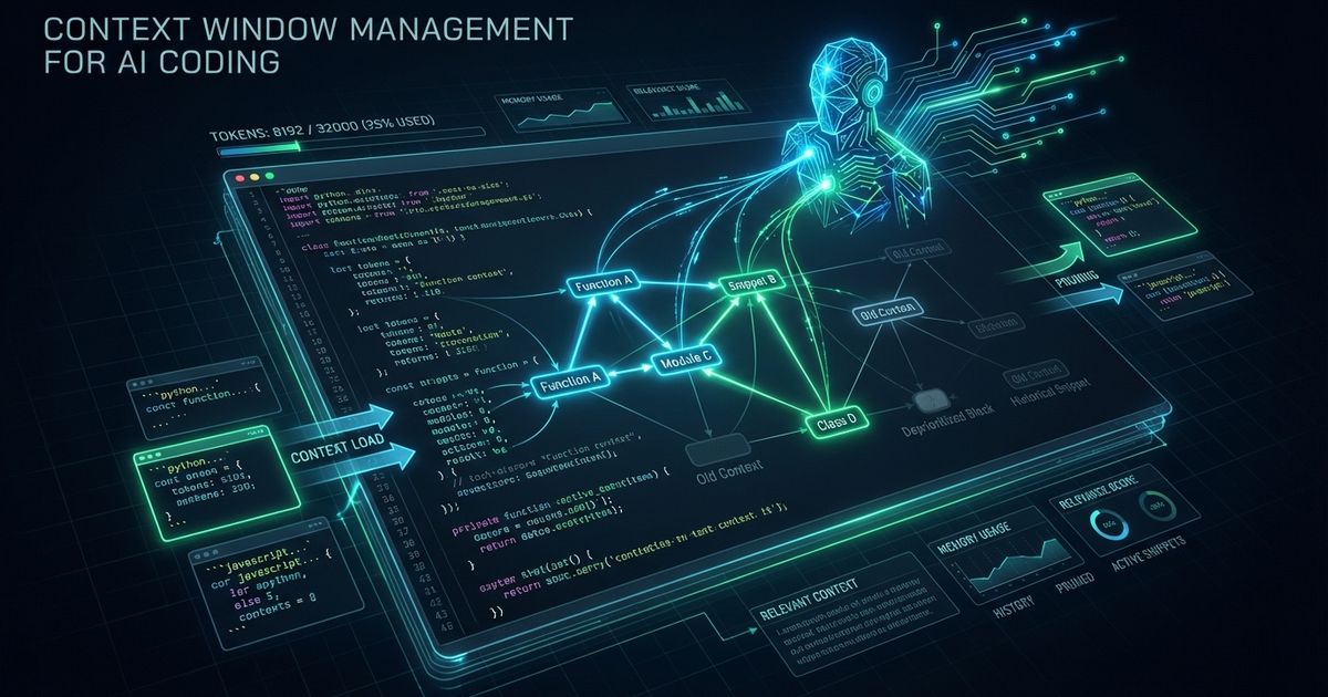 Context Window Management for AI Coding: Complete Developer Guide ...