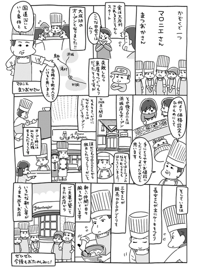 独立したケーキ屋さんも含めてファミリー