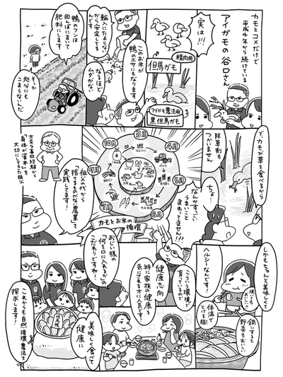 カモと田んぼがうまく循環する安心安全な農法
