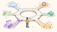 A small developer checks whether an oversized open AI hub still connects equally to cloud, chip, data, and model paths