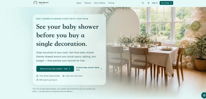 image of BabyShower AI Planner