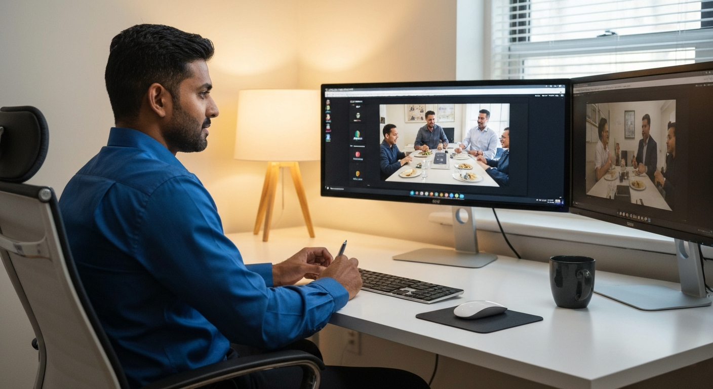 Editorial hero image for the article "Negotiation Skills for Remote and Virtual Conversations"