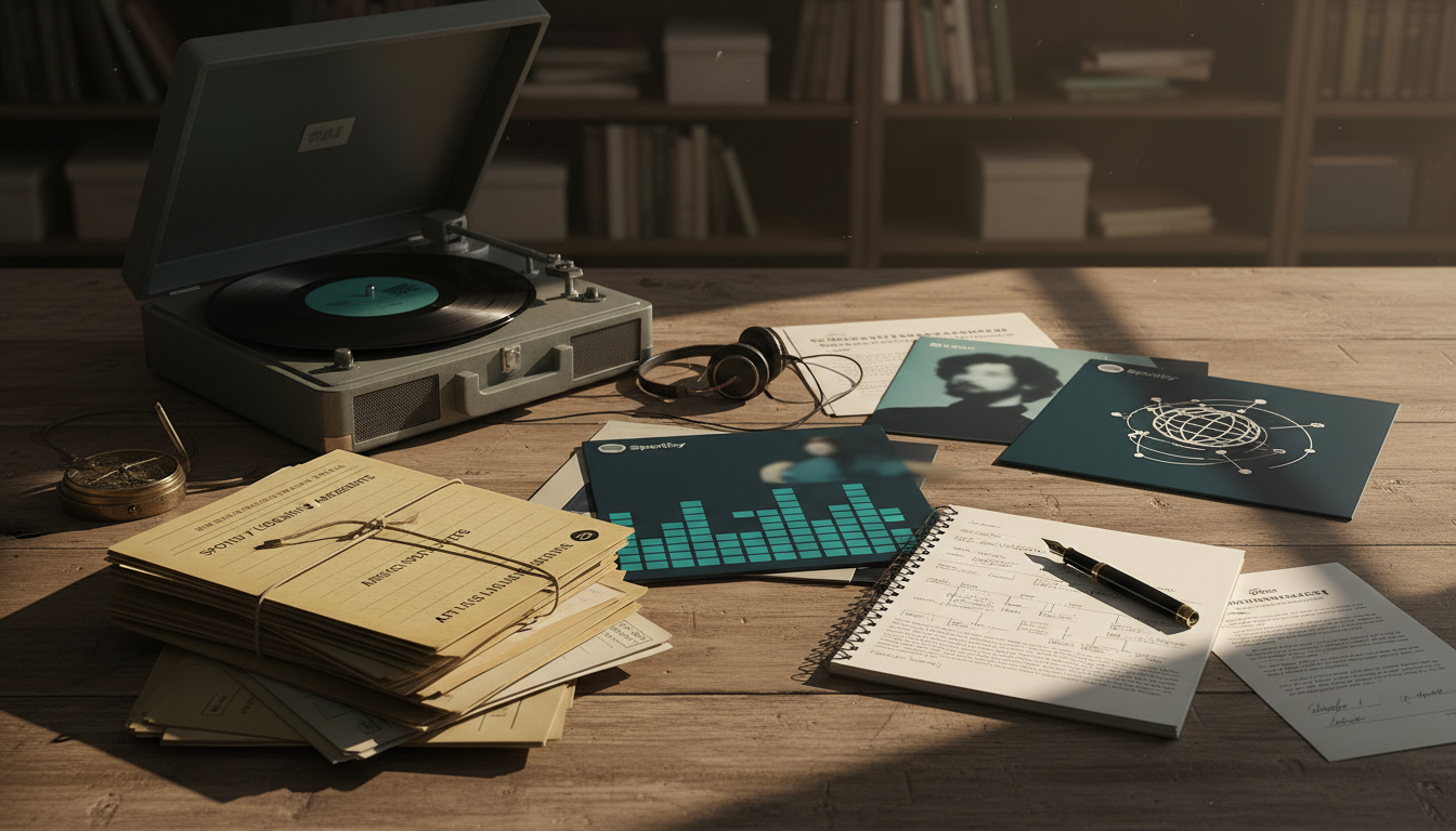 Editorial hero image for the article "Case Study: How Spotify's Licensing Deals Redefined Artist Negotiation"