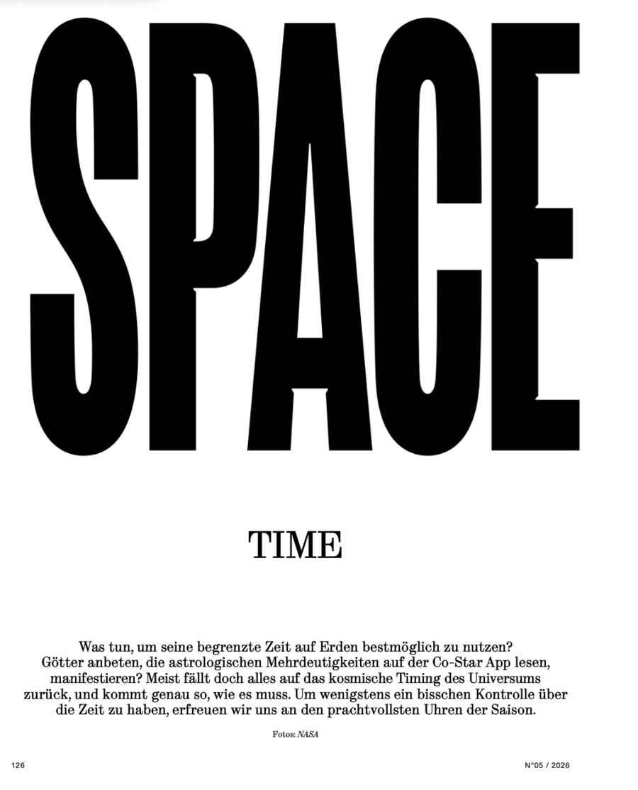 Piaget featured in Faces, May 2026