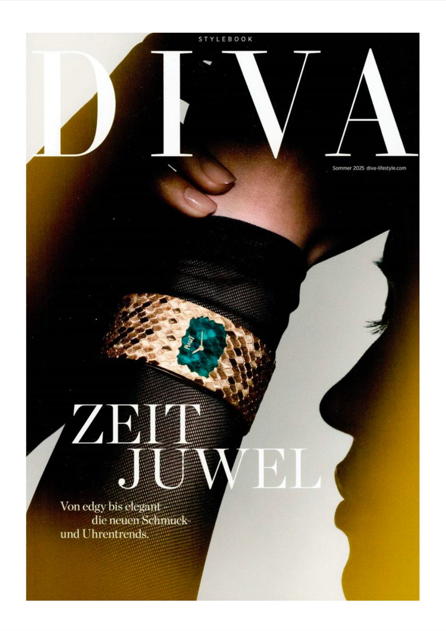Piaget featured in Diva, Sommer 2025