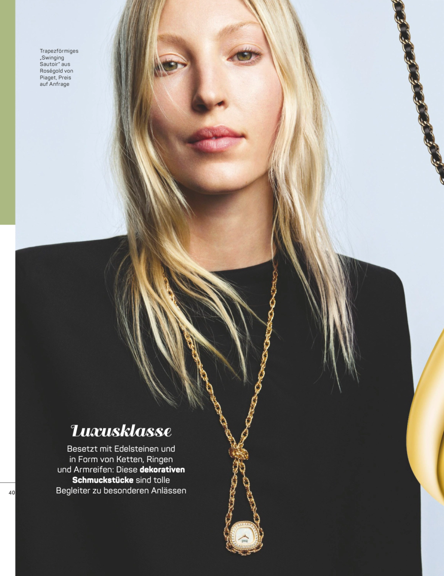 Piaget featured in Gala, No. 22 2025