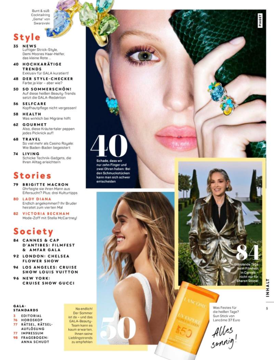 Piaget featured in Gala, No. 22/2026