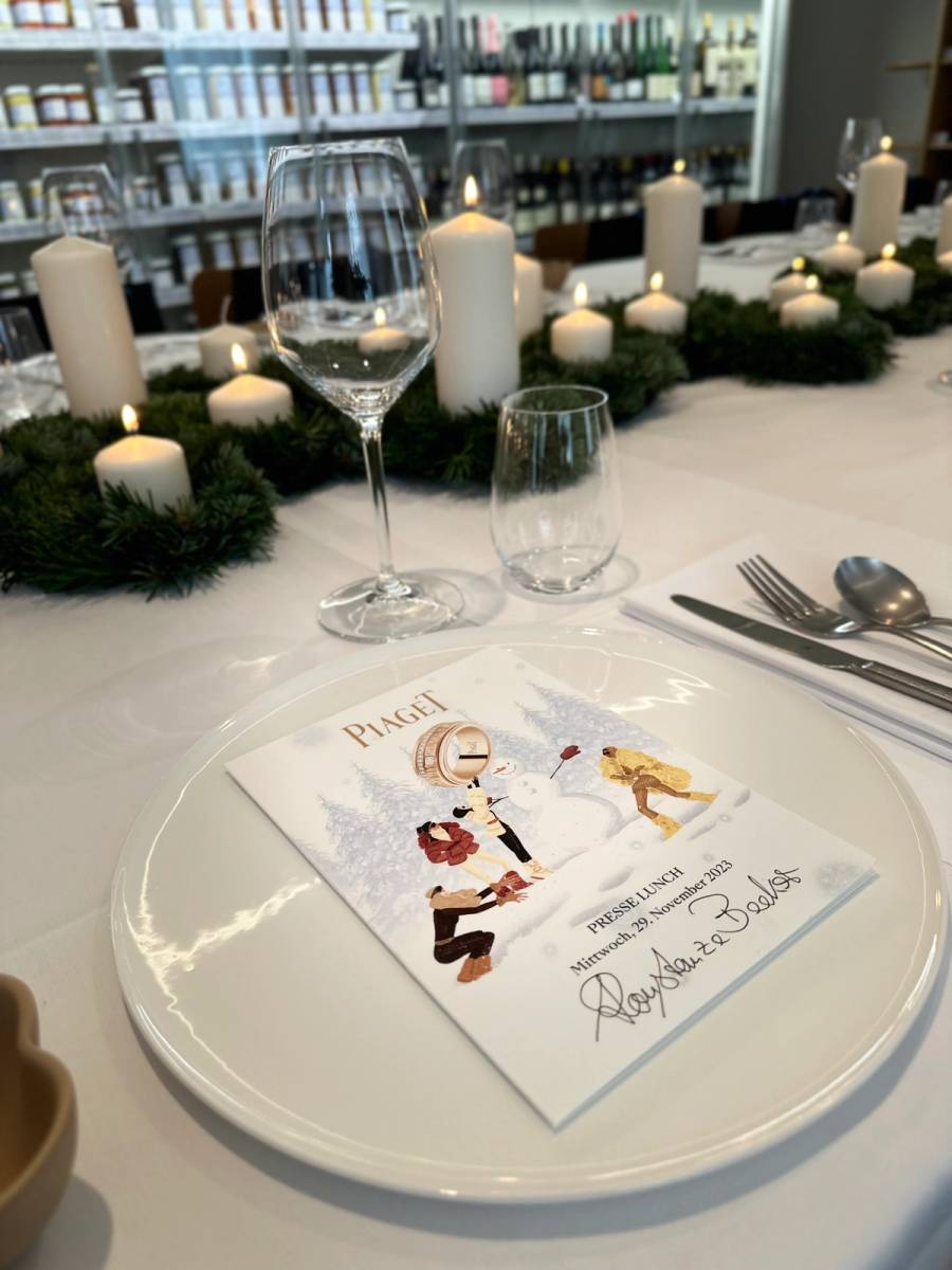 Piaget Christmas Press Lunch at Mama Konstantina, Vienna 2024