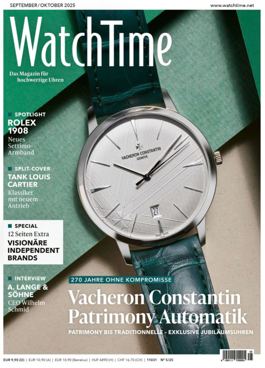 Alpina featured in WatchTime, September / Oktober 2025