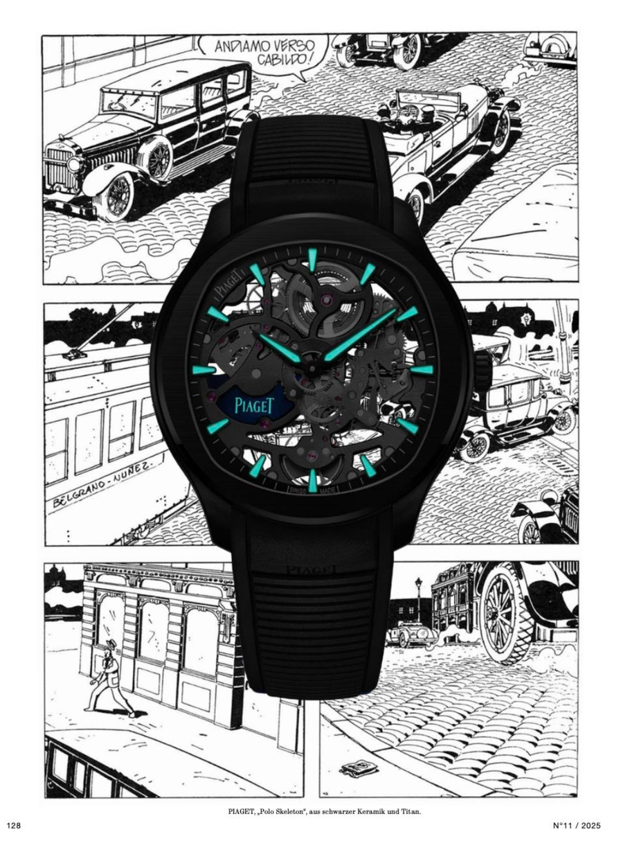 Piaget featured in Faces, 11/2025